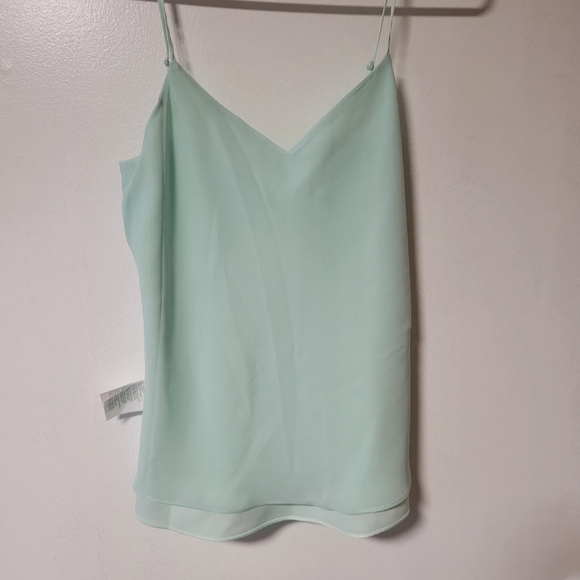 Club Monaco NWT Kora Cami Chemise GREEN/VERT Color size extra small. - Picture 10 of 13